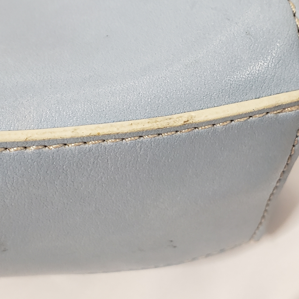 Emilie M. Women's Blue Shoulder Bag - Picture 11 of 11